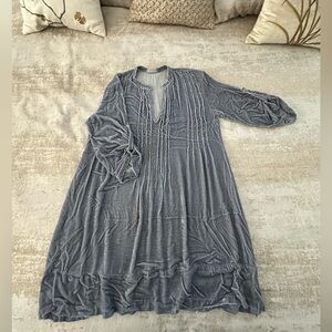 CP Shades Blue Velvet Tunic